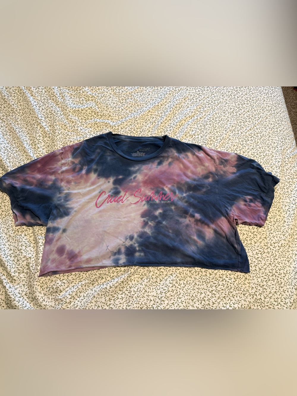 Taylor Swift cruel summer tie-dye crop top 💘
